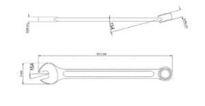 Chave Combinada Tramontina — 13 mm