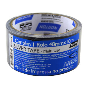 Fita Silver Tape Prata Norton — 48 mm × 10 m