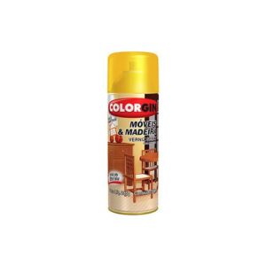 Verniz Spray Móveis & Madeira Natural 350ml - Colorgin